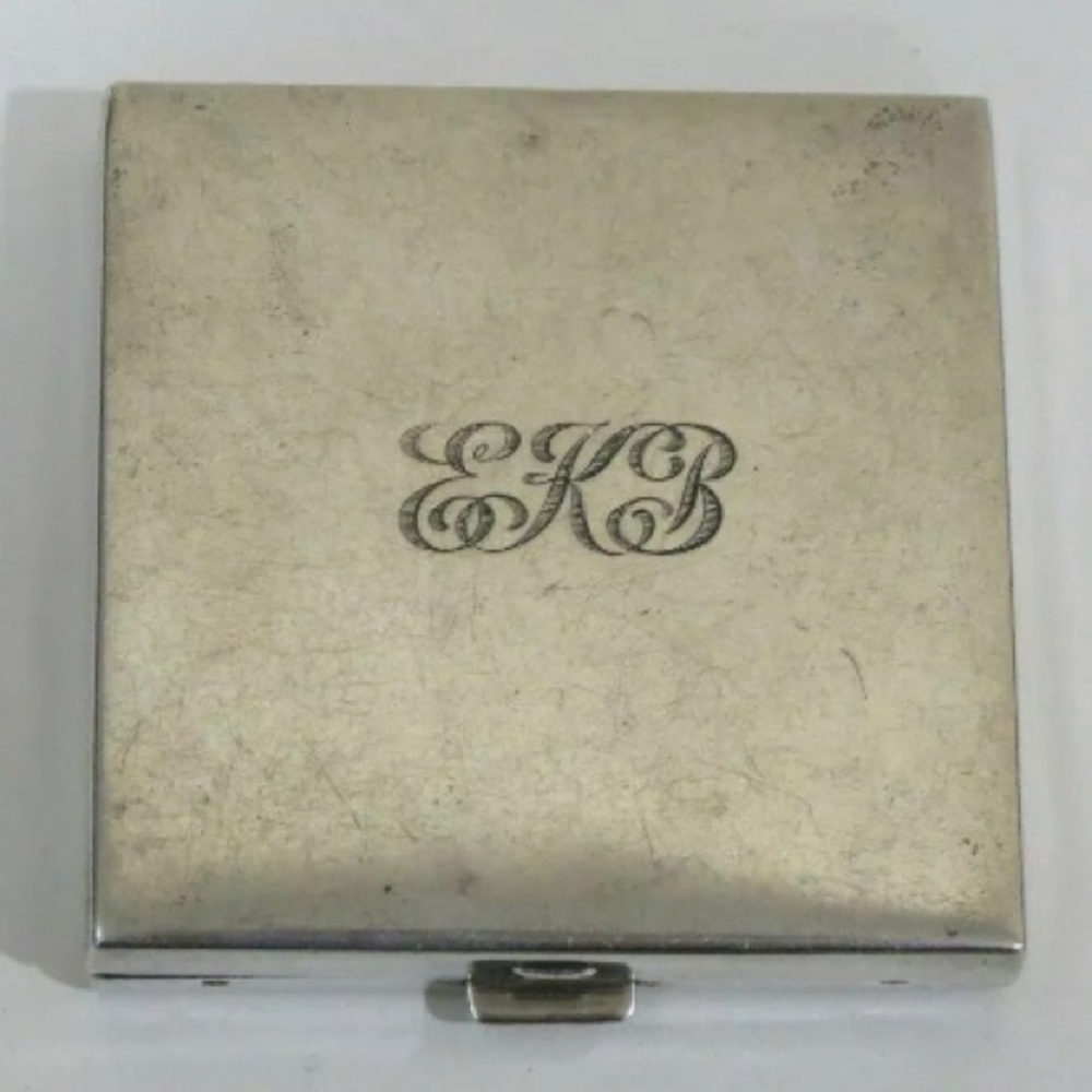 Tiffany & Co Sterling Powder Mirror Case 150 Grams